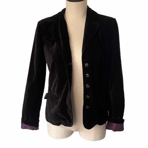 Tommy Hilfiger Black Velvet Jacket